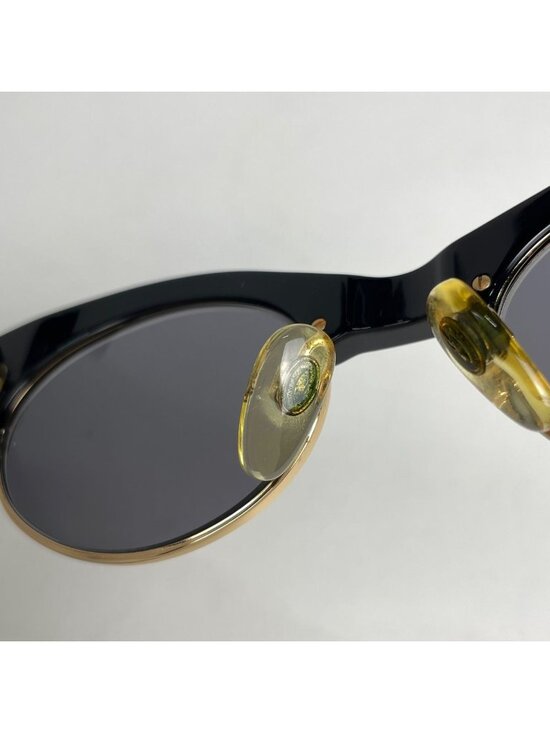 Chanel CC Logo Sunglasses Eyewear Acetate Black